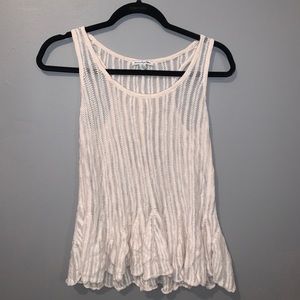 Beige American Eagle Crochet Tanktop